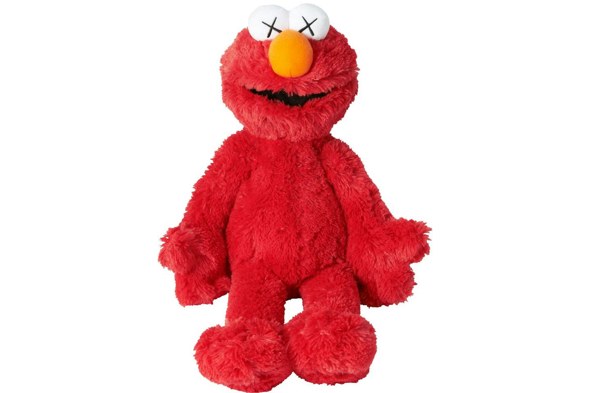 KAWS Sesame Street Uniqlo Elmo Plush Toy Red
