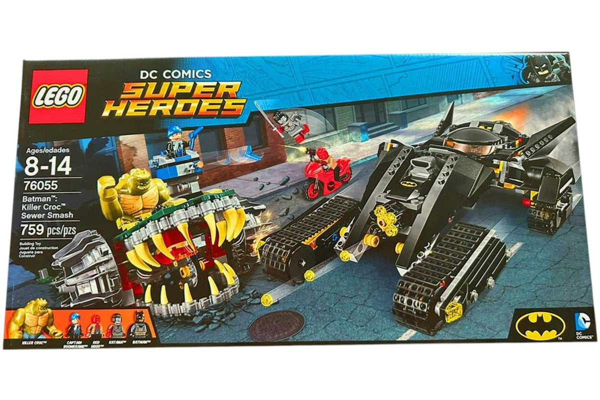LEGO DC Comics Super Heroes Batman: Killer Croc Sewer Smash Set 76055