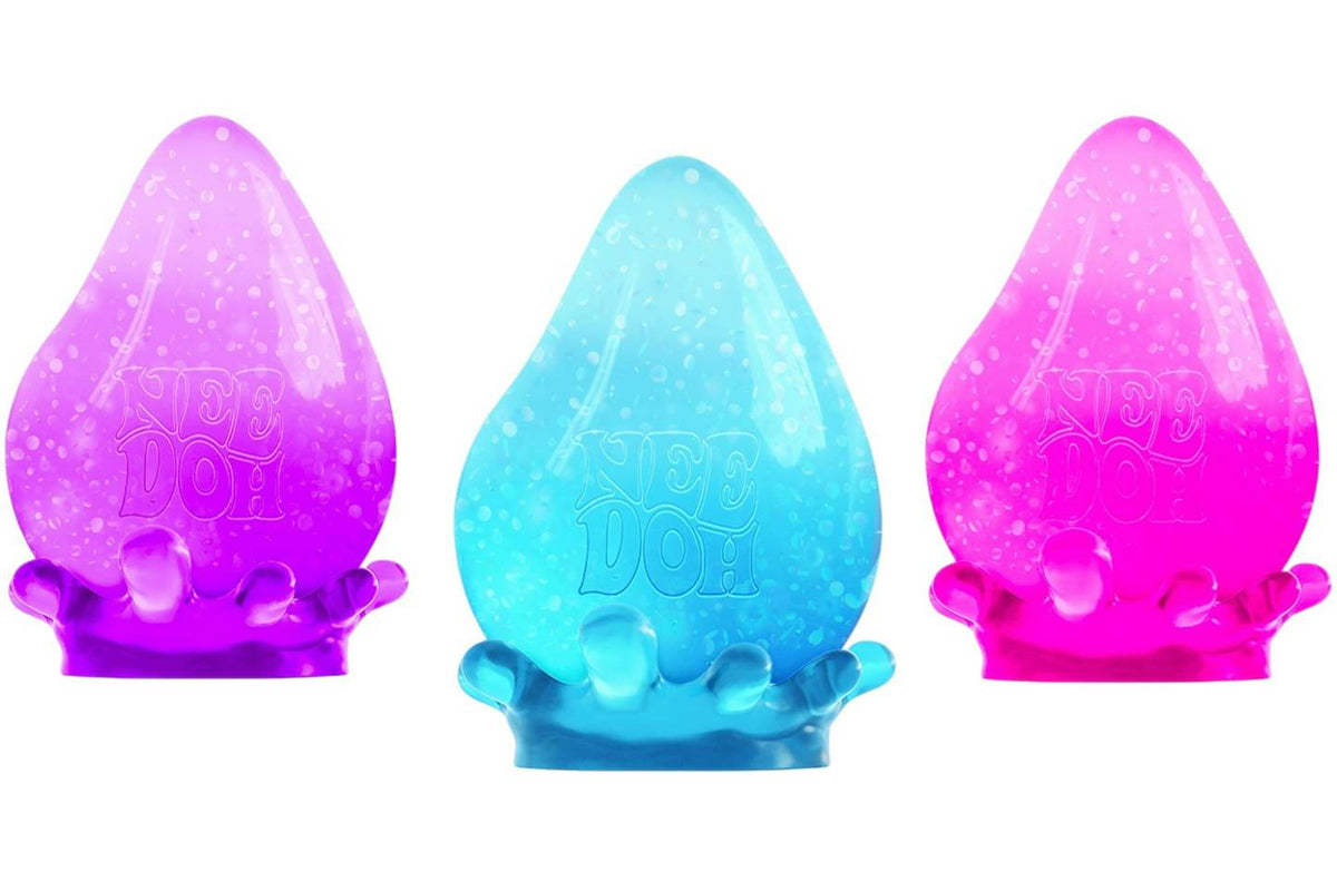NeeDoh Dream Drop Squishy Fidget Toy (Set of 3) Pink/Blue/Purple