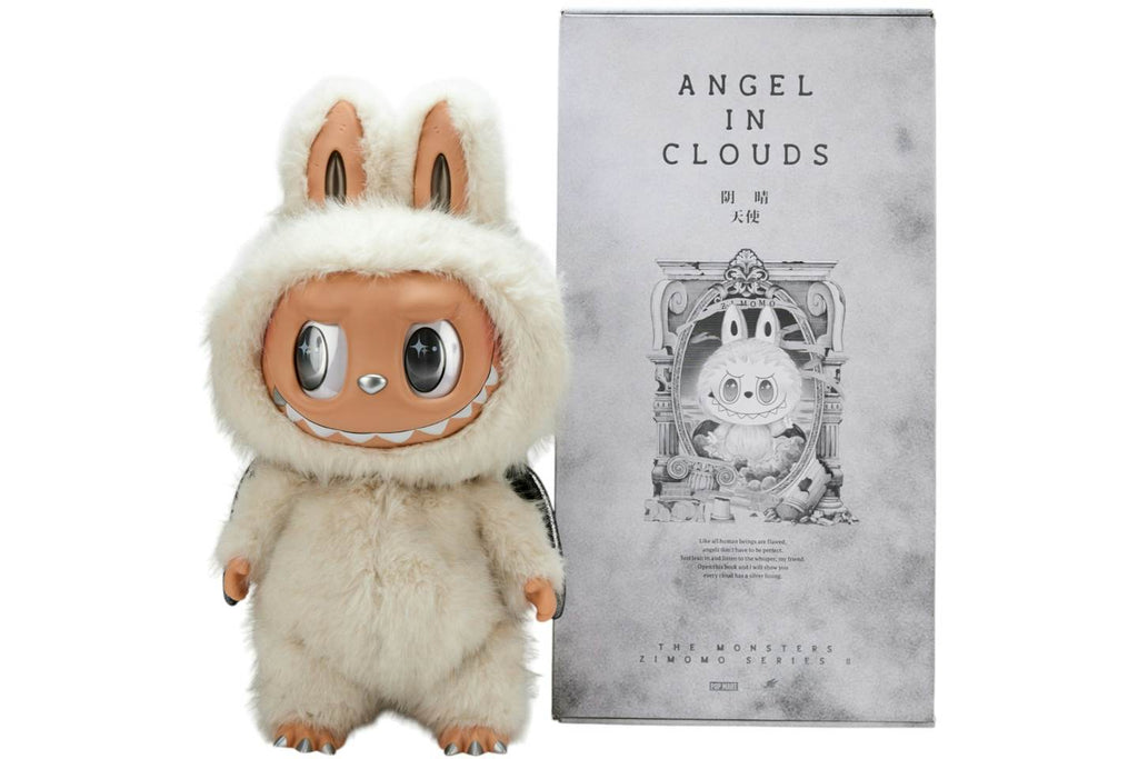 Pop Mart The Monsters Labubu Zimomo Angel in Clouds (with Tote) Figure - view 3