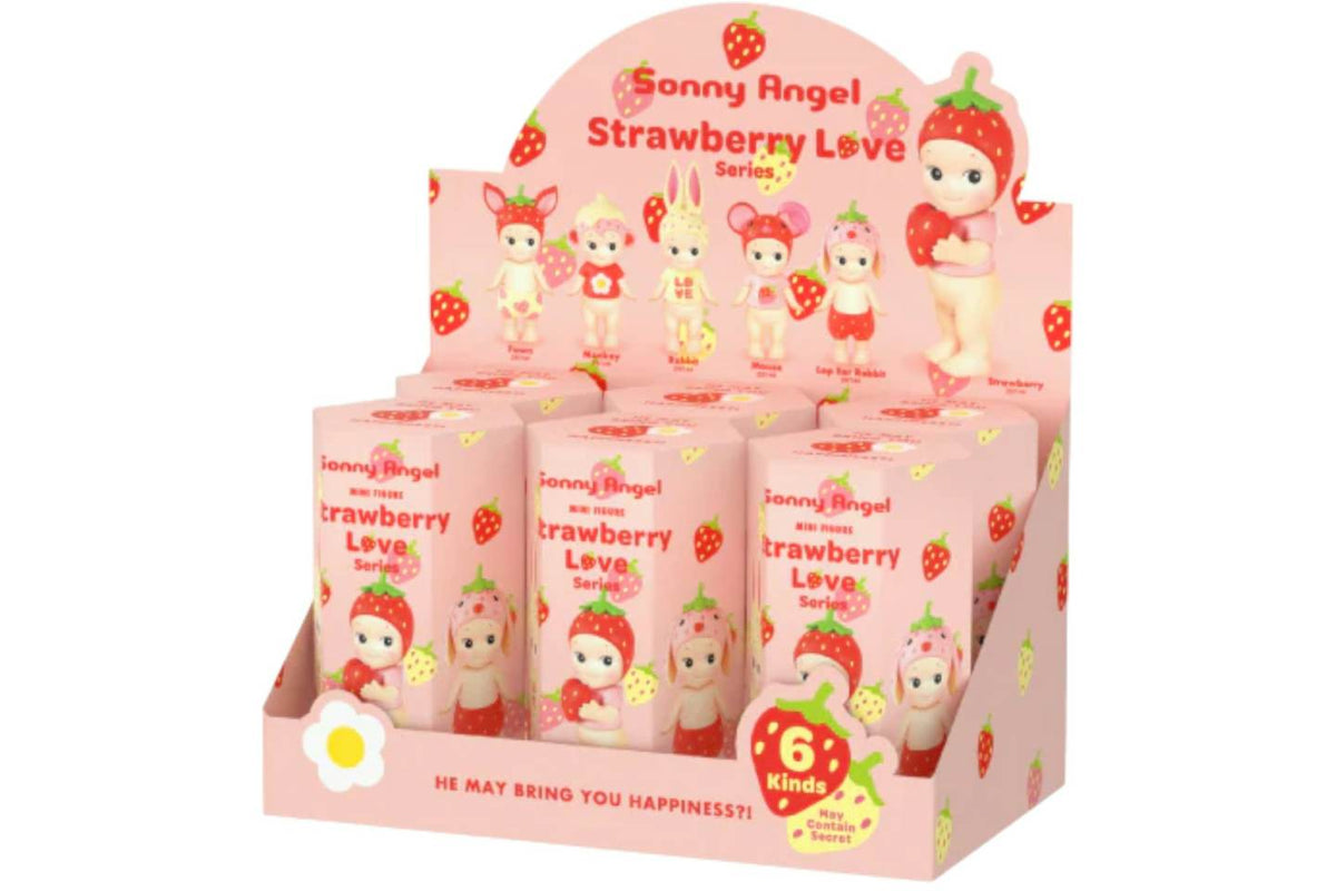 Sonny Angel Strawberry Love Series Sealed Case (6 Blind Box)